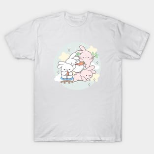 A Bunny's Yoga Journey through Grace and Balance T-Shirt